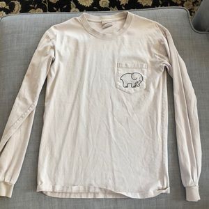 Tan long sleeved Ivory Ella shirt
